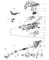 Dodge Ram 3500 Steering Column Diagram - 5057435AA