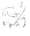 Ram Power Steering Hose Diagram - 68359764AE