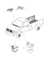 Ram 5500 ABS Control Module Diagram - 68295364AA