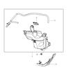 Ram Coolant Reservoir Diagram - 55057130AD
