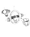 2011 Chrysler 300 Steering Wheel Diagram - 1VT861X9AA
