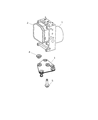 Dodge Sprinter 3500 ABS Control Module Diagram - 68026567AA