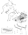 Ram C/V Fuel Tank Strap Diagram - 4809755AC