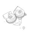 2020 Dodge Journey Horn Diagram - 68406303AA