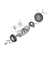 Dodge Dart Crankshaft Seal Diagram - 4892647AB