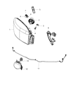 Ram 1500 Fog Light Diagram - 55372735AC