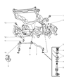 Dodge Ram 1500 Sway Bar Link Diagram - V2038665