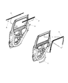 Dodge Durango Window Run Diagram - 55399171AH