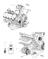 Jeep Liberty A/C Compressor Diagram - 55111401AC