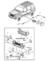 Jeep Side Marker Light Diagram - 55156882AB