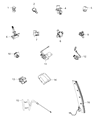 Jeep TPMS Sensor Diagram - 68313387AA