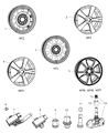 Jeep Compass Spare Wheel Diagram - 5105032AA