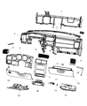 2009 Dodge Charger Glove Box Diagram - UZ80XDVAC
