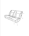 1998 Chrysler Sebring Seat Cover Diagram - PS081WA