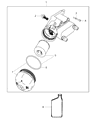 Jeep Oil Pressure Switch Diagram - 68482988AA