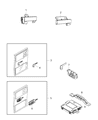 Dodge Hornet Car Key Diagram - 68296989CA