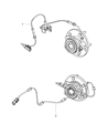 Chrysler 200 Speed Sensor Diagram - 68155899AB