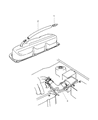 Dodge Caravan PCV Hose Diagram - 4781252AA