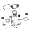 Dodge A/C Switch Diagram - 68465668AB