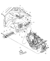 Dodge Neon Engine Mount Diagram - 5085184AB