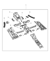 Chrysler Front Cross-Member Diagram - 68043499AB