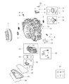 Jeep Automatic Transmission Filter Diagram - 5191890AA