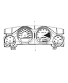 Dodge Challenger Speedometer Diagram - 68066764AD