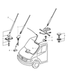 2002 Dodge Sprinter 3500 Antenna Diagram - 5133981AA