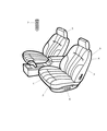 Chrysler Concorde Seat Cushion Diagram - UF771DVAA