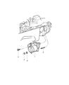 Dodge Durango Starter Motor Diagram - 56028715AD