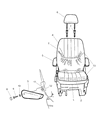 Dodge Caravan Armrest Diagram - UD741QLAA