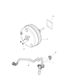 2016 Ram ProMaster City Brake Booster Vacuum Hose Diagram - 68261732AA