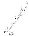 Ram Catalytic Converter Diagram - 68143638AD
