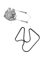 Dodge Ram 2500 Alternator Diagram - 56028732AA