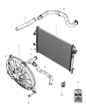 Dodge Journey Radiator Diagram - 68102115AA