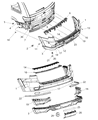 2020 Jeep Grand Cherokee Bumper Diagram - 68111468AB