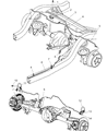 2004 Jeep Wrangler Brake Line Diagram - 52008403AD