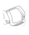 Dodge Durango Weather Strip Diagram - 55399175AD