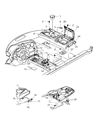 Dodge Center Console Base Diagram - 1JX801T5AA