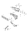 2017 Jeep Compass Exhaust Heat Shield Diagram - 4693348AC