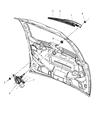 Chrysler Wiper Arm Diagram - 68028437AA