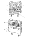 Jeep Liberty Relay Block Diagram - 56010436AE