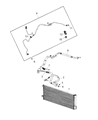 Ram A/C Condenser Diagram - 68285225AA
