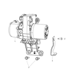 Jeep Power Steering Pump Diagram - 5154663AB