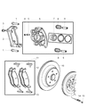 Ram Brake Caliper Diagram - R5179881AC
