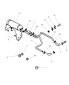 2000 Dodge Ram 3500 Transmission Oil Cooler Hose Diagram - 5014171AA