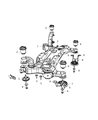Ram Crossmember Bushing Diagram - 5273730AB