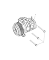 Jeep A/C Compressor Diagram - 55111401AB