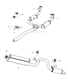 Jeep Liberty Muffler Diagram - 52125078AF