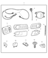 Dodge Magnum Fog Light Diagram - 82209186